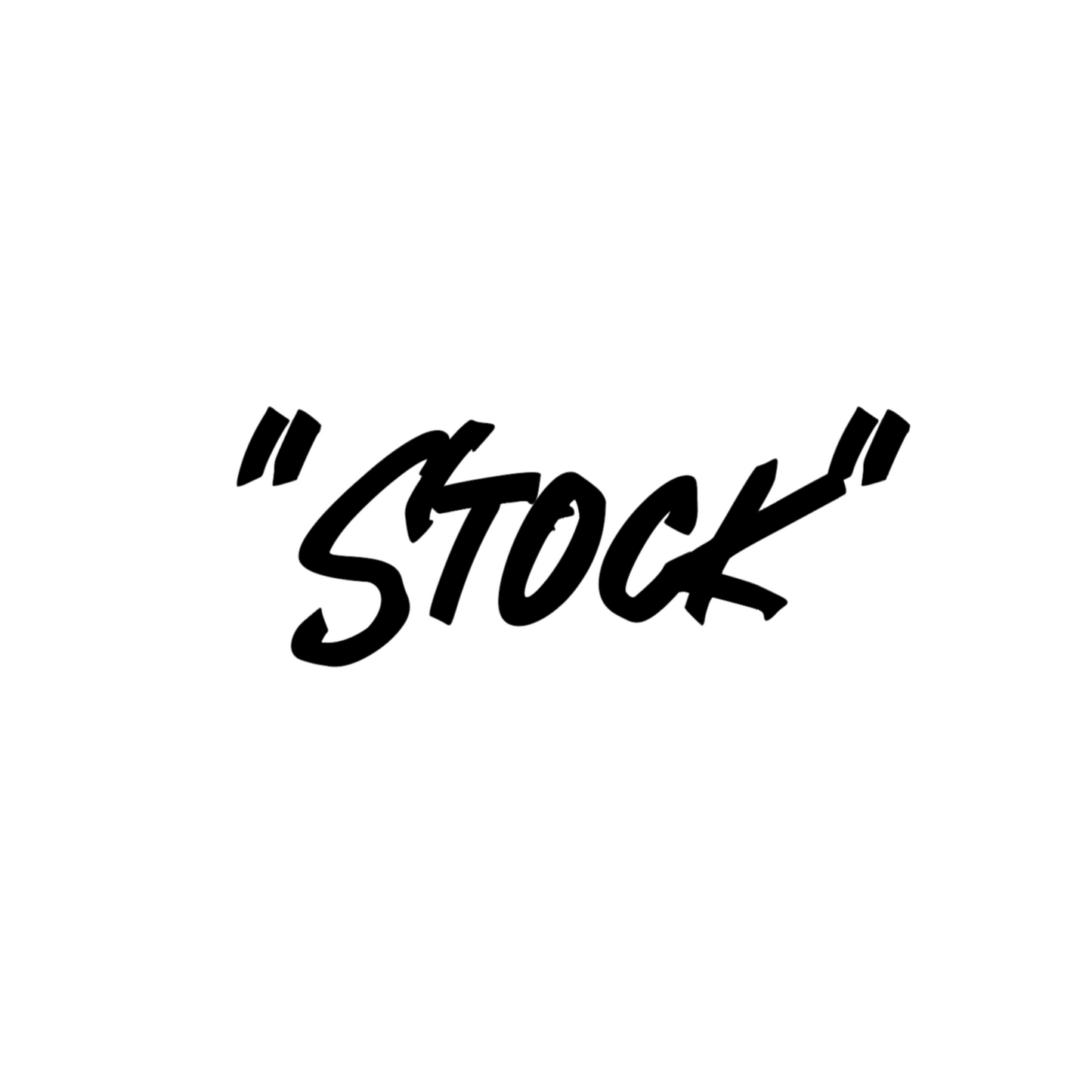 "Stock" Decal