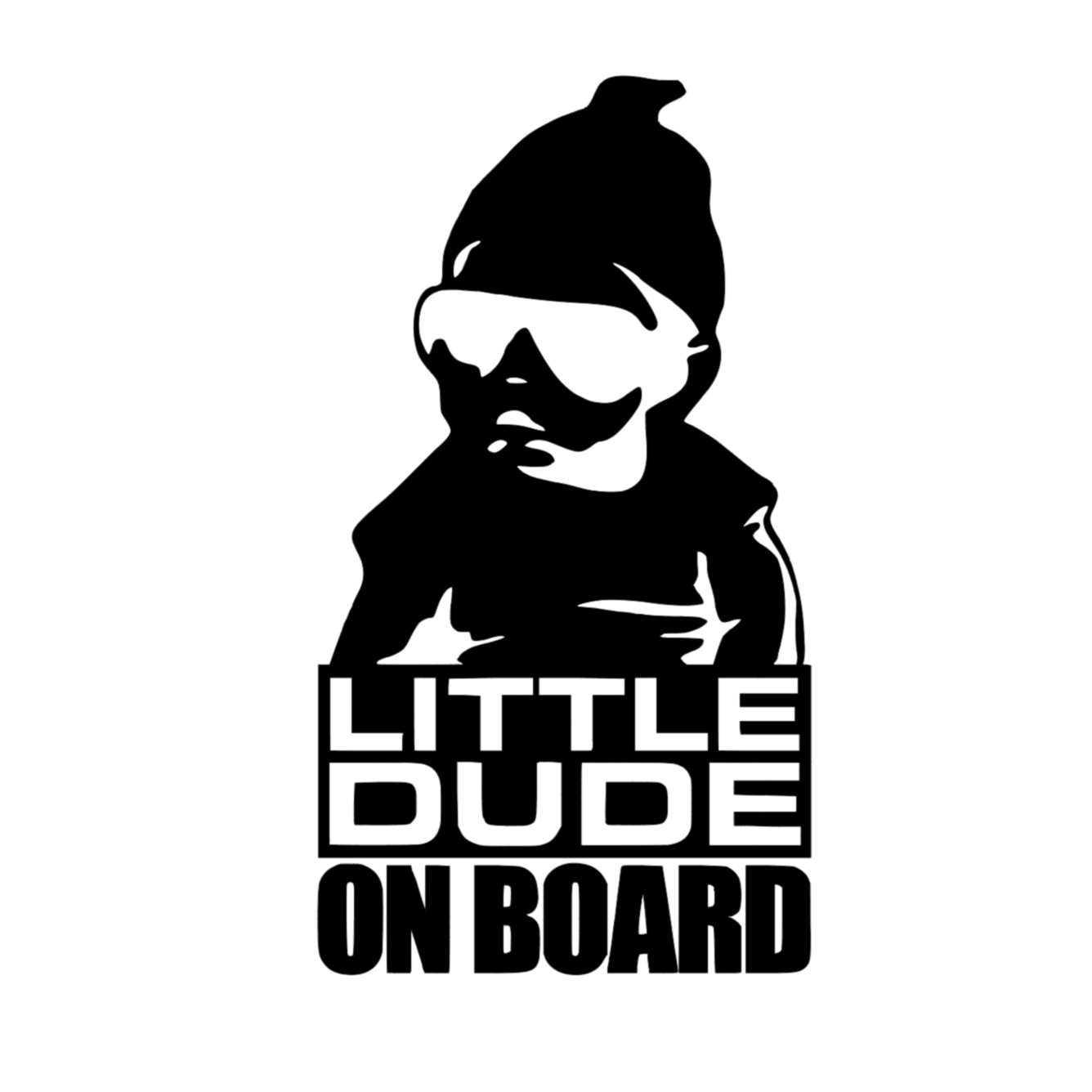 Little Dude On Board Decal