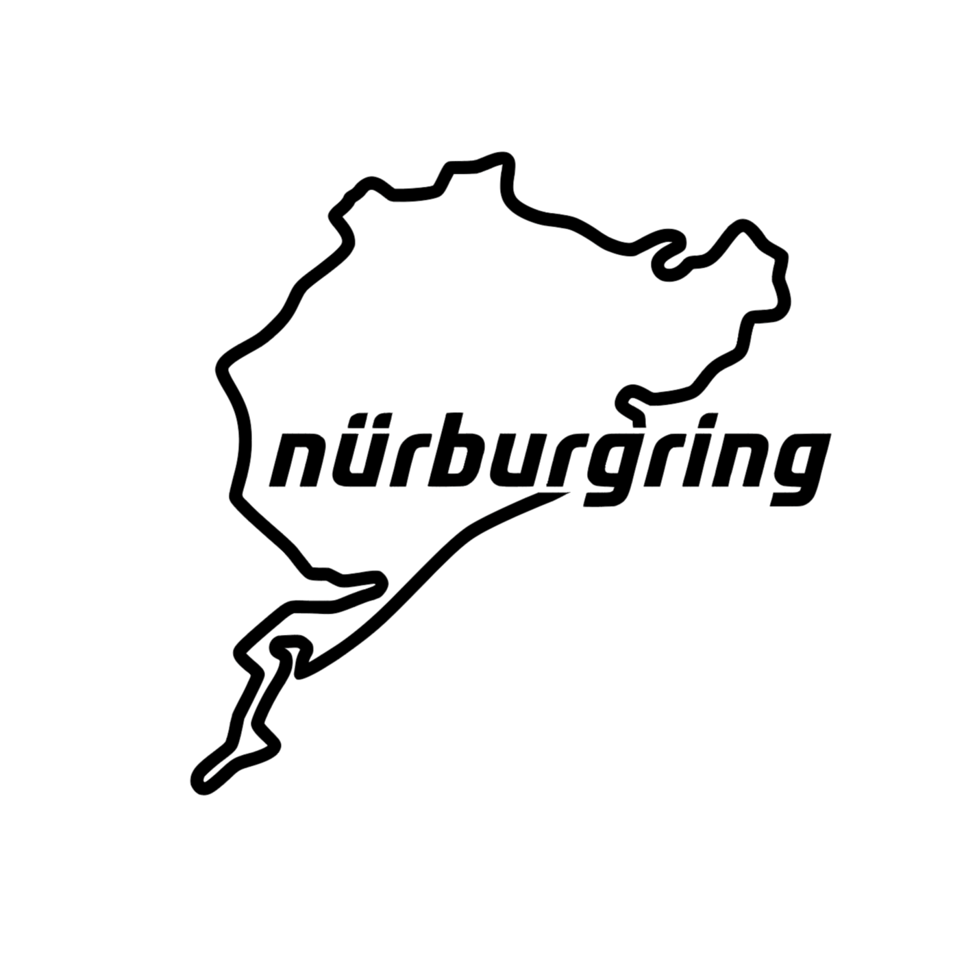 Nurburgring Track Decal